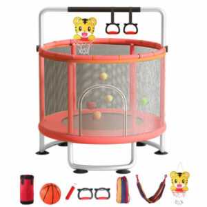 150*150*160cm Indoor Trampolin Kinder Kindertrampolin Gartentrampolin Mit Netz