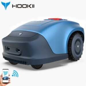 HOOKII 4400mAh Akkumäher Mähroboter 1000qm Rasenroboter WLAN APP, Regensensor