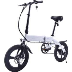 XQISIT E-BikeX-160 E-Bike 16 Zoll klappbares E-Bike Fahrrad weiß