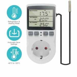 Digital Steckdosenthermostat Thermostat Steckdose Temperaturschalter EU Stecker.