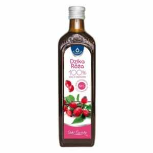 Dzika Rose Saft 100% 490ml OLEOFARM Antioxidantien Vit C