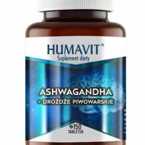 Humavit Ashwagandha & Bierhefe Tabletten, 150 Stück, GOLDSTUDIO