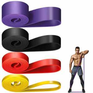 FITNESSBAND GYMNASTIKBAND WIDERSTANDSBÄNDER FITNESS BAND SET TRAININGS GUMMIBAND