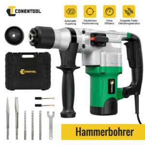 Stemmhammer Bohrhammer Schlagbohrhammer SDS PLUS Meisselhammer Profi 1600W DE