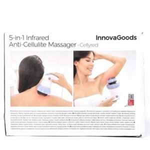 InnovaGoods 5-in-1 Vibrationsmassagegerät m. Infrarot Anti-Cellulite Entspannung