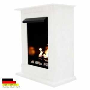 Ethanolkamin Gelkamin Kamin Fireplace Cheminee Caminetti  Madrid Deluxe Weiss