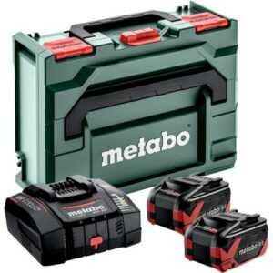 Metabo Basis Set 2 x Akkupack LiHDX 8.0 Ah Ladegerät ASC 290 + metaBOX 145