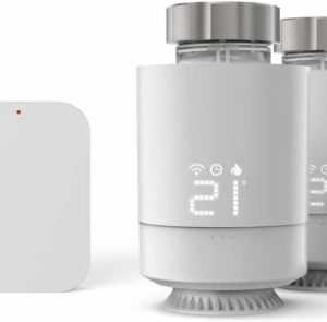 Heizungssteuerung WLAN Hama 2x smartes Heizkörperthermostat + Zentrale 00176593