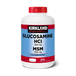 Kirkland Signature Glucosamin HCI & MSM Vitamine | Nahrungsergänzungsmittel 375 Kapseln