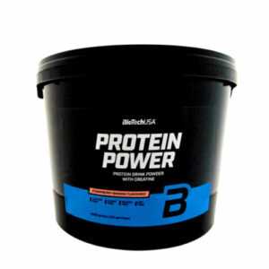 (16,98 EUR/kg) BioTech USA Protein Power 4000g Eimer - Eiweißpulver mit Creatin