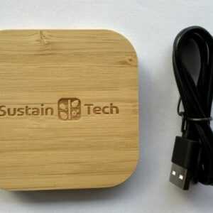 Handy Ladestation Wireless Charger iPhone Samsung HTC Huawei Holz Sustain Tech