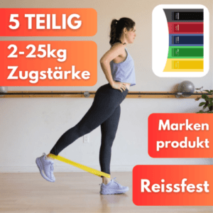 Gymnastikband Fitnessband Widerstandsbänder Fitness Band Set Trainings Gummiband