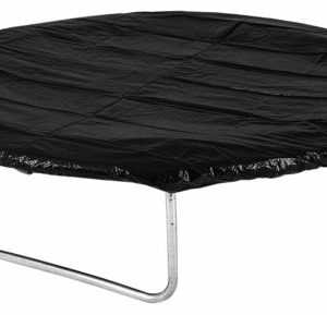 Regenabdeckung Abdeckplane Trampolin Schwarz 244 305 366 427 cm