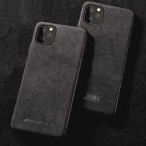 Apple IPhone Alcantara Leder Case Hülle 11 12 13 14 15 pro Max BMW Mercedes AMG