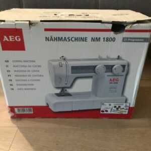 Nähmaschine NM 1800 AEG, ungenutzt