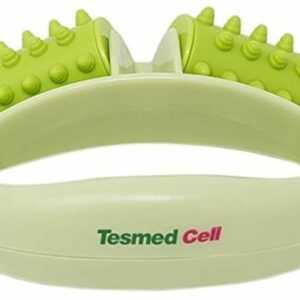 TESMED Cell Anti Cellulite Massageroller mit Griff Grün