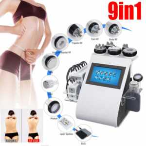 9in1 RF Ultraschall Kavitation Lipo Laser Körper Slimming Fettverbrennung Gerät