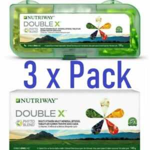 3 pcs x Amway nutriway & Nutrilite Double x PHYTO Mischung 31 Tag Multivitamin