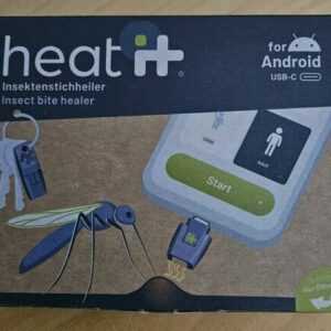 Heat it Insektenstichheiler Android - USB-C chemiefr Behandlung Juckreiz Heatit