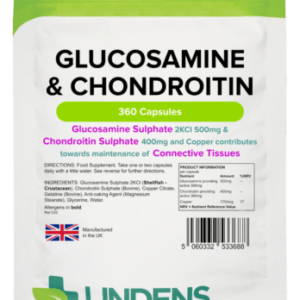 Lindens Glucosamin & Chondroitin + Kupfer - 360er Pack - Hergestellt in Großbritannien