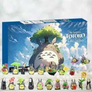 24 Tage Totoro Weihnachten Adventskalender Blindbox Weihnachtsgeschenk Brandneu#