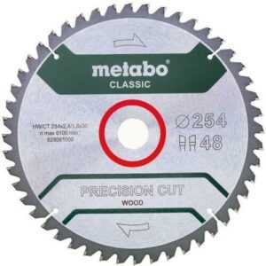 Metabo Kreissägeblatt Holz Precision Cut 254x30mm 48 WZ 5° Kapp- Gehrungssägen