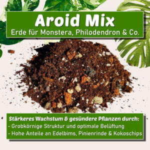 Monstera Erde - Aroid Mix | Torffreie Pflanzenerde für Monstera & Philodendron