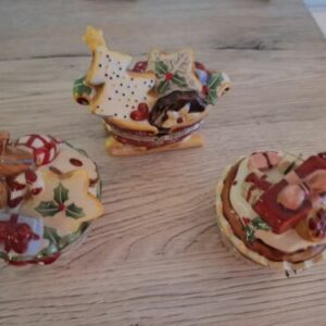 3 x Villeroy & Boch Weihnachtsdeko Decoration cupcake Villeroy boch