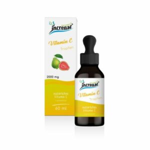 Increase Vitamin C Tropfen - 60ml - 2000mg Vitamin C pro Tagesdosis -Vegan