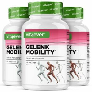 3x Gelenk Mobility Aktiv = 360 Tabletten - Glucosamin Chondroitin MSM Collagen