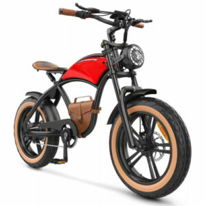 100OW Elektrofahrrad, 48V 13A Retro Cowboy Style 20Zoll E-Bike für Erwachsene