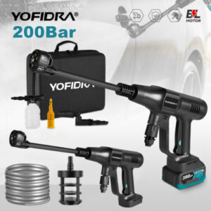 YOFIDRA® 6IN1 Hochdruckreiniger Akku Flächenreiniger Dampfstrahler Spritzpistole