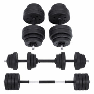 30kg Set Hantel Kurzhanteln Gewichte Hantelset Workout Fitness Training SYL30HBK