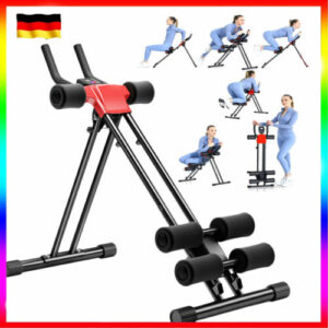 Rückentrainer Bauchtrainer Bauchmuskel Sportgerät Fitness LCD Display klappbar