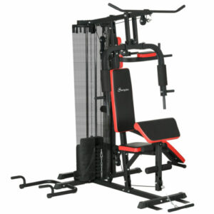 Kraftstation Multifunktionale Fitnessstation mit Butterfly-, Latzugstange Curler