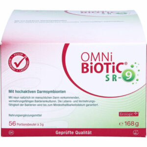 OMNI BIOTIC 10 Pulver Beutel 40x5g für einen gesunden Darm PZN 13584830 + Proben