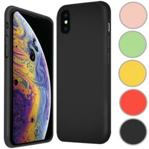 Schutzhülle Silikon Hülle Für Apple iPhone X / Xs Handy Tasche Case Cover matt