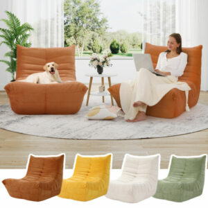 Sitzsack Sofa Bodensofa Bodenstuhl mit Rückenlehne Relaxsessel Bean Bag Chair