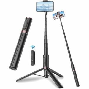 TONEOF All-in-1 Selfie Stick & Stativ - Flexibel mit drehbarem Handyhalter