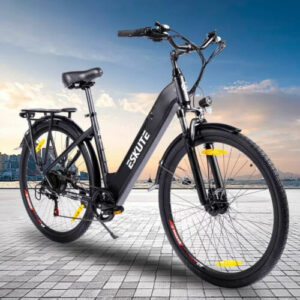 ESKUTE 26 Zoll Elektrofahrrad City Mountainbike 36V 20Ah E-bike Shimano 7-Gang