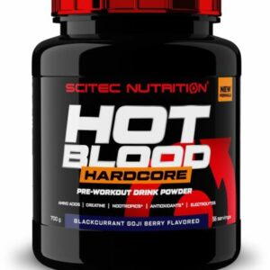 Scitec Nutrition Hot Blood Hardcore, 700 g Dose, Blackcurrant & Goji Berry