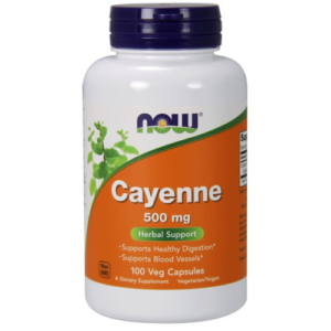 Now Foods Cayenne (Cayennepfeffer) 500 mg, 250 Kapseln