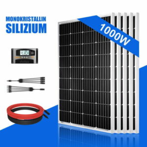 200W 800W 1000W Solarmodul System 12V/48V Solarpanel Kit  Inselanlage Wohnmobile