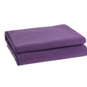 Zoeppritz Soft-Fleece Decke  110x150 cm in Aubergine UVP 59,00