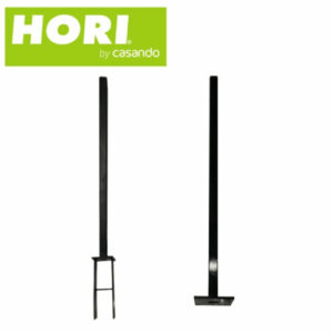 HORI WPC Sichtschutzzaun Konsolen Stecksystem Zaun Garten Gartenzaun