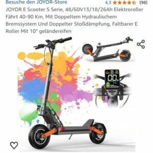 JOYOR E-Scooter S-Serie zu verkaufen – Top Zustand