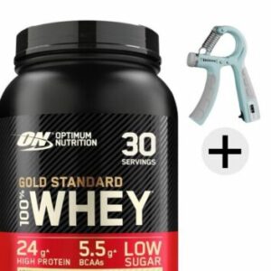 Optimum Nutrition100% Whey Protein Vanille 908g +  +Bonus