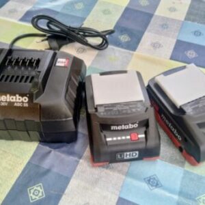 Metabo Akku Set 2 x 18V 4Ah LiHD (CAS) + 1 x Ladegerät ASC 55 12V-36V NEU !!