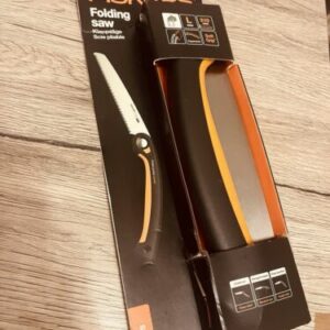 Fiskars Klappsäge Plus SW69, Handsäge, Stahl, Kunststoff, Schwarz Orange NEU OVP