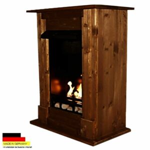 Ethanolkamin Gelkamin Kamin Fireplace Cheminee Caminetti  Madrid Deluxe Nussbaum